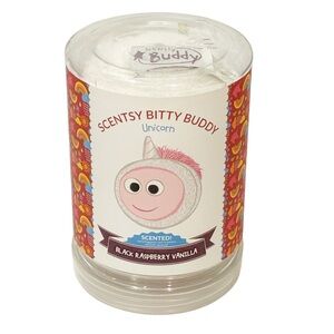 Scentsy Bitty Buddy‎ UNICORN Black Rasberry Vanilla Fragrance Plush NEW